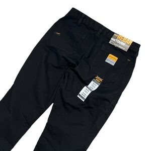 NEW Ariat Rebar M4 Relaxed Straight Leg Double Front Work Pants Black 34x34